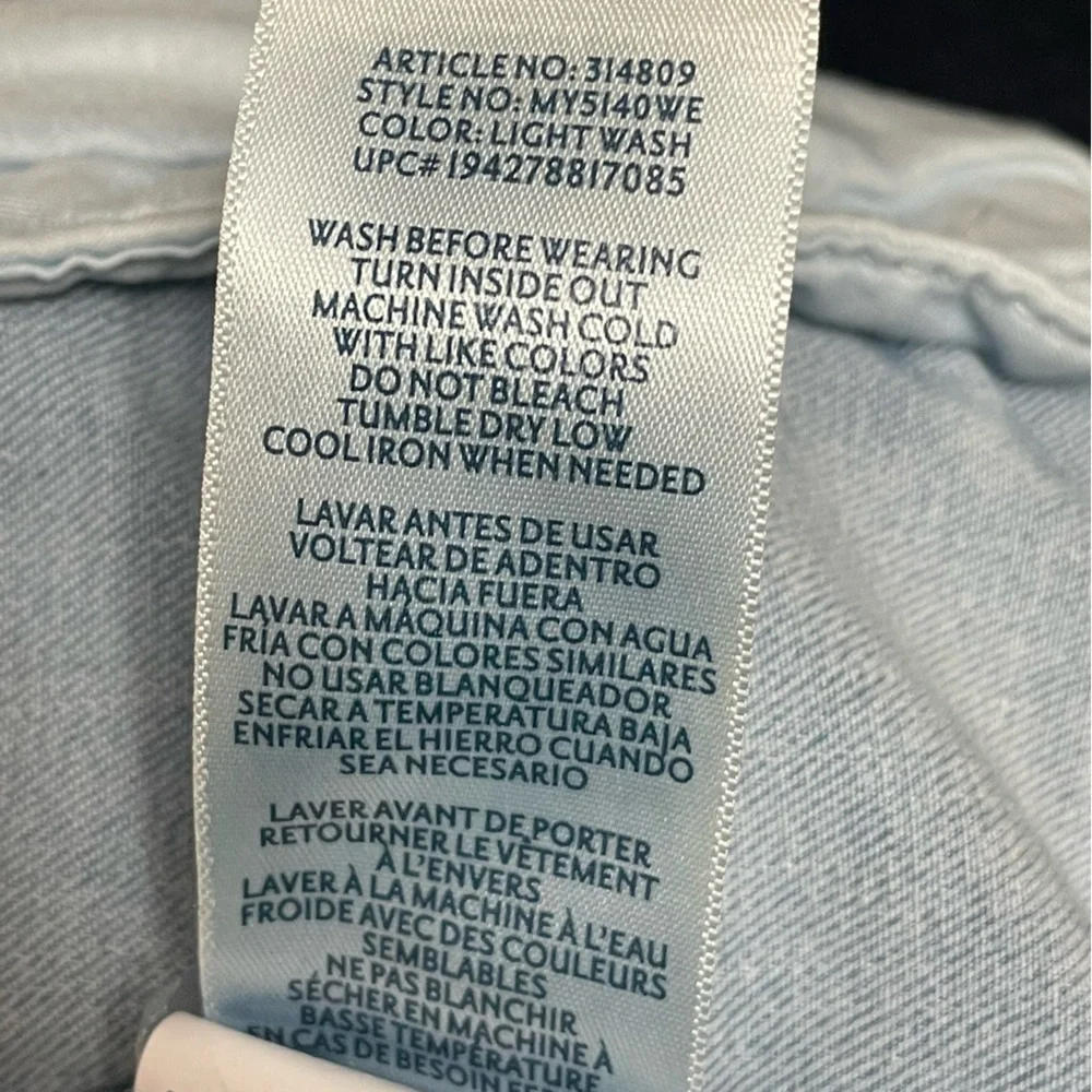 Seven7 Women's Light Blue Denim Jacket XL - Picture 6 of 7